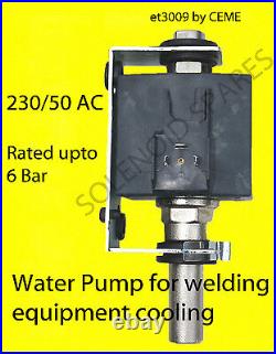 230/50 AC water pump used to cool welding torch equipment et3009 CEME. UK