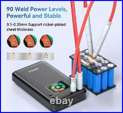 Battery Spot Welder, AWithZ 7500mAh Welder, Large Screen, Multi-Language