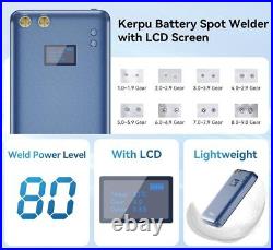 Battery Spot Welder, Kerpu Welder with LCD Screen, 80Gear Blue-lcd