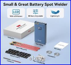 Battery Spot Welder, Kerpu Welder with LCD Screen, 80Gear Blue-lcd