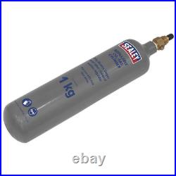 CO2/1KG Sealey Gas Cylinder Refillable Carbon Dioxide 1000g MIG Consumables