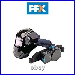 Draper 02518 WHAFVS Expert Air-Fed PAPR Auto-Darkening Welding Helmet Black