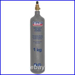 Gas Cylinder Refillable Carbon Dioxide 1kg Sealey CO2/1KG