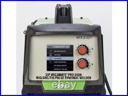 SIP 05735 WELDMATE PRO 200A MIG/ARC/TIG Pulse Synergic Welder