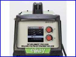 SIP 05735 WELDMATE PRO 200A MIG/ARC/TIG Pulse Synergic Welder