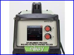 SIP 05735 WELDMATE PRO 200A MIG/ARC/TIG Pulse Synergic Welder