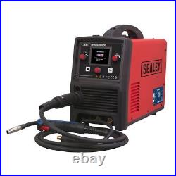 Sealey INVMIG200LCD Inverter Welder MIG, TIG & MMA 200Amp with LCD Screen