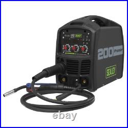 Sealey INVMIG200 Inverter Welder MIG, TIG & MMA Machine 200Amp