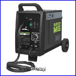 Sealey SUPERMIG150 Professional MIG Welder 150Amp Gas Welding 230V