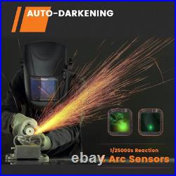 Welding Mask Auto Darkening, GoGonova 100mm x 97mm Large Viewing 133x114x10mm