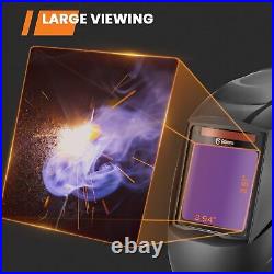 Welding Mask Auto Darkening, GoGonova 100mm x 97mm Large Viewing Big